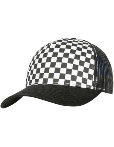 FLE-6506CB-Checkerboard Retro Trucker